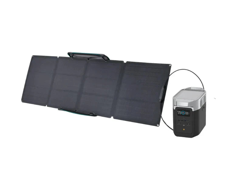 EcoFlow DELTA 2 + 110W Portable Solar Panel