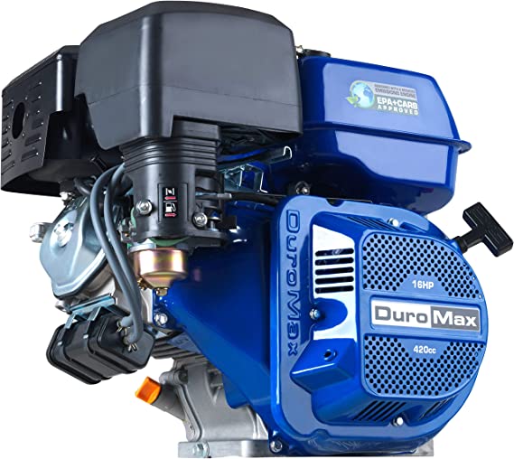 DuroMax XP16HP 420cc 1'' Shaft Recoil Start Gas Powered Engine