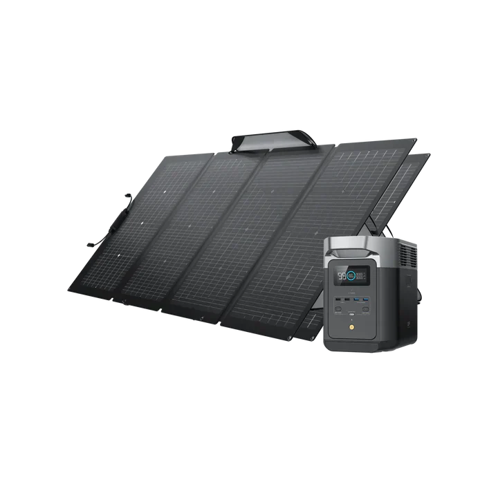 EcoFlow DELTA 2 + 220W Portable Solar Panel