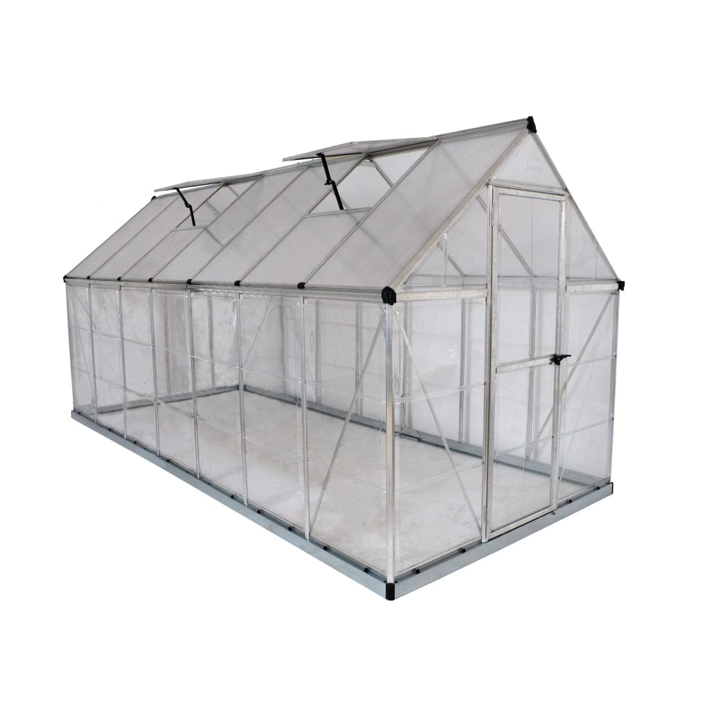 Palram - Hybrid 6' x 14' Greenhouse - Silver - HG5514